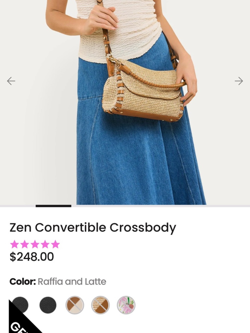 Aimee Kestenberg Zen Convertible Crossbody — NWT — Never Used - Picture 3 of 8